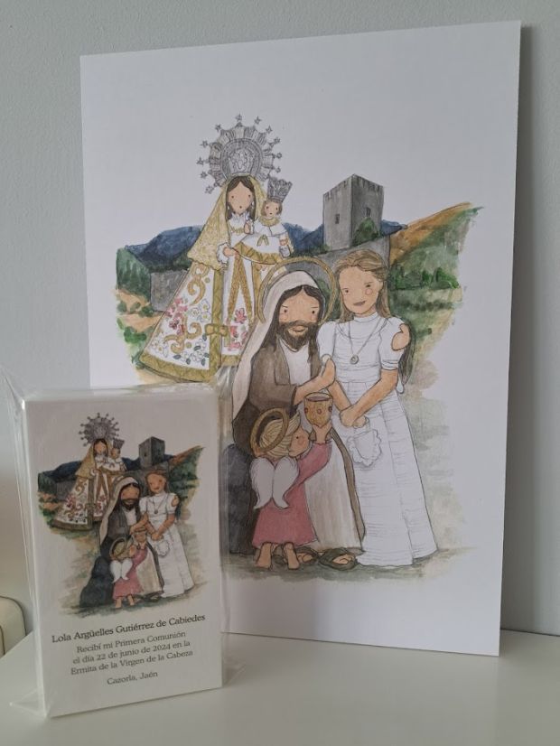 Ilustraciones niños para recordatorios personalizado